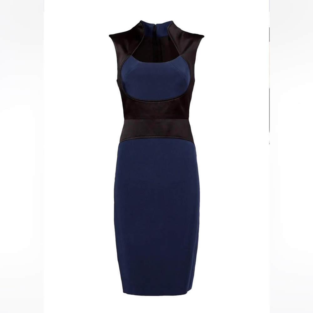 Karolina Zmarlak Blank Canvas Black and Blue Women's Dress Size 2/4